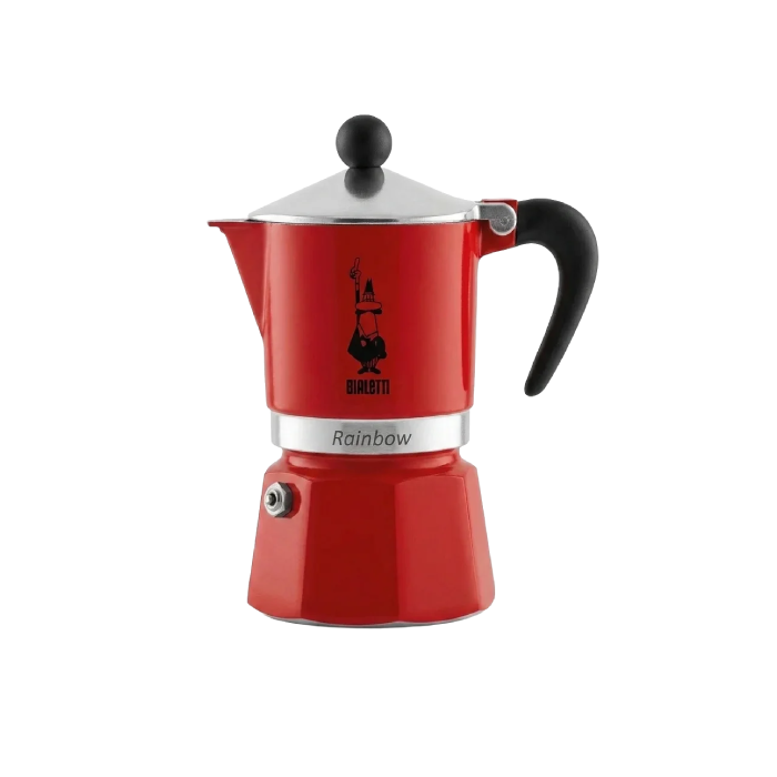 מקינטה ביאלטי ריינבו אדום Bialetti Rainbow Red